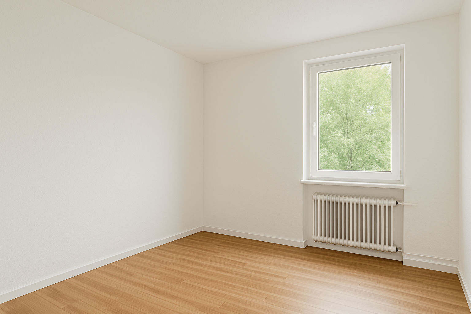 Wohnzimmer nach der Malerarbeiten